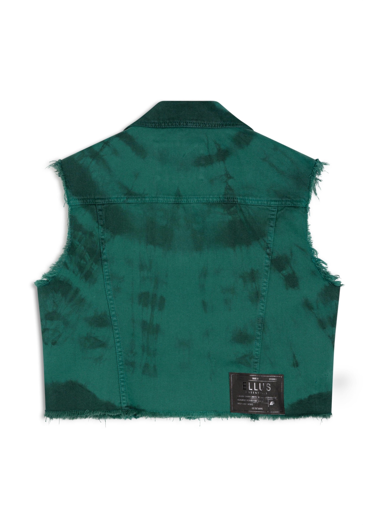 Colete White Denim Ellus Verde Army