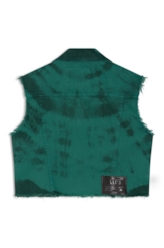 Colete White Denim Ellus Verde Army