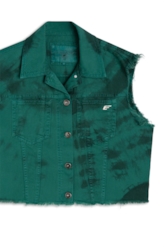 Colete White Denim Ellus Verde Army