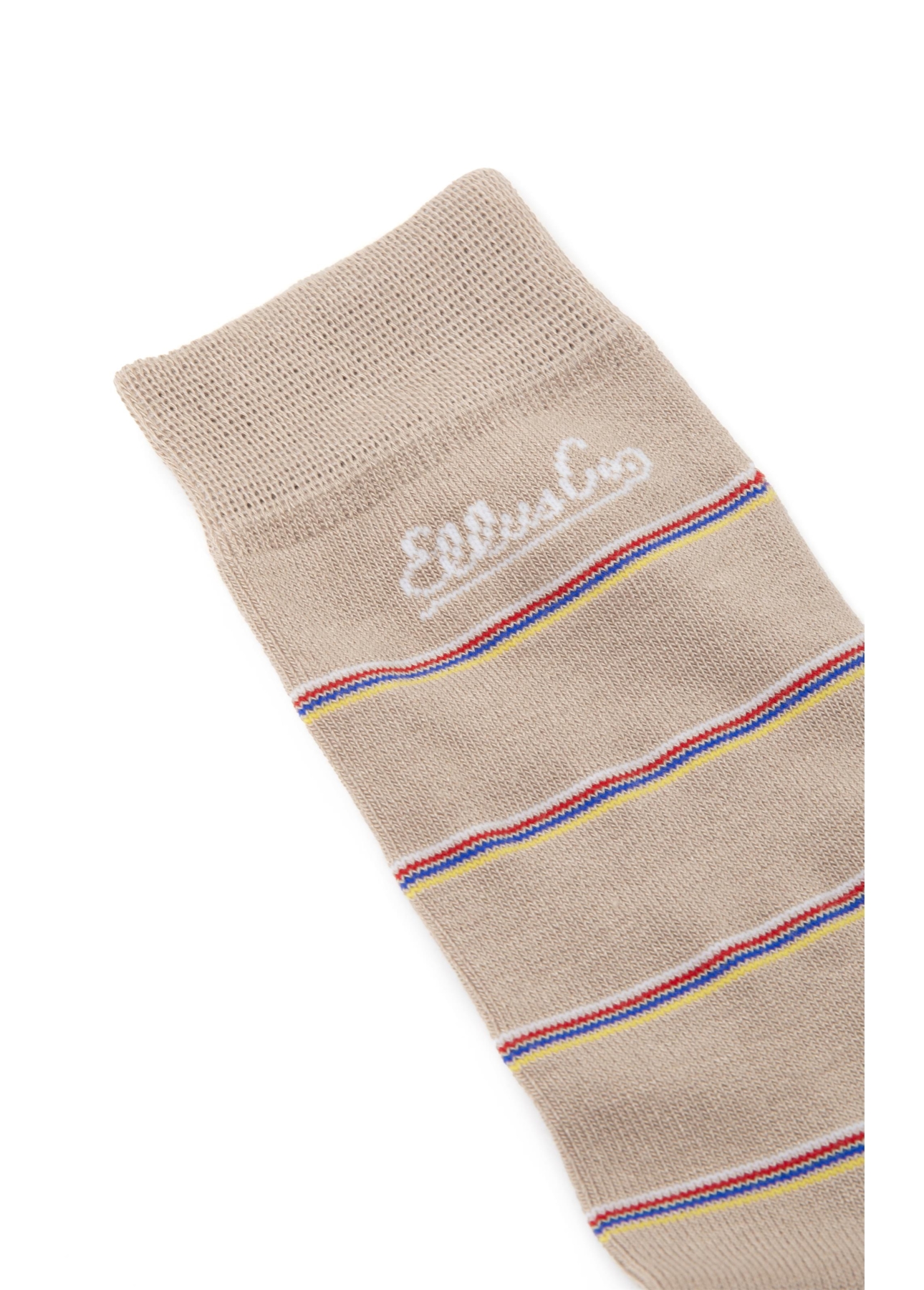 Color Stripes Socks Ellus Caqui