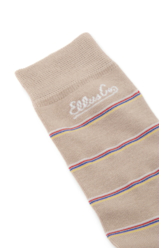 Color Stripes Socks Ellus Caqui