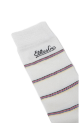 Color Stripes Socks Ellus Off White