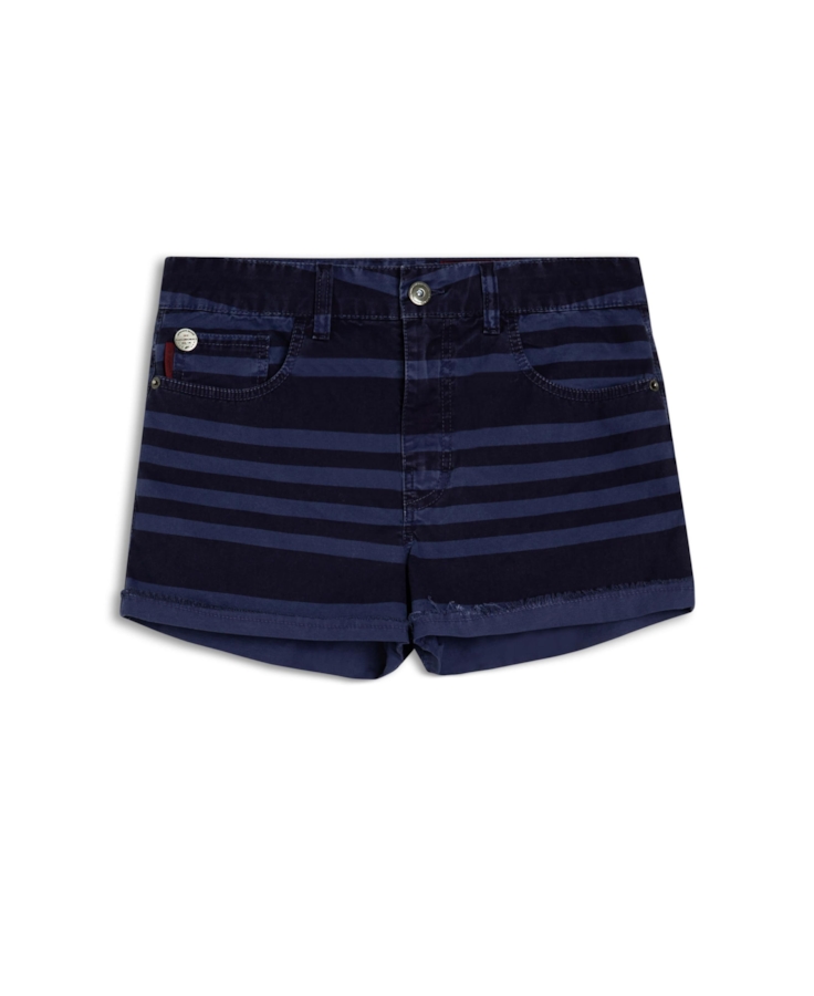 Color Twill Linen Stripe Bold Nikki Pr Azul Jeans