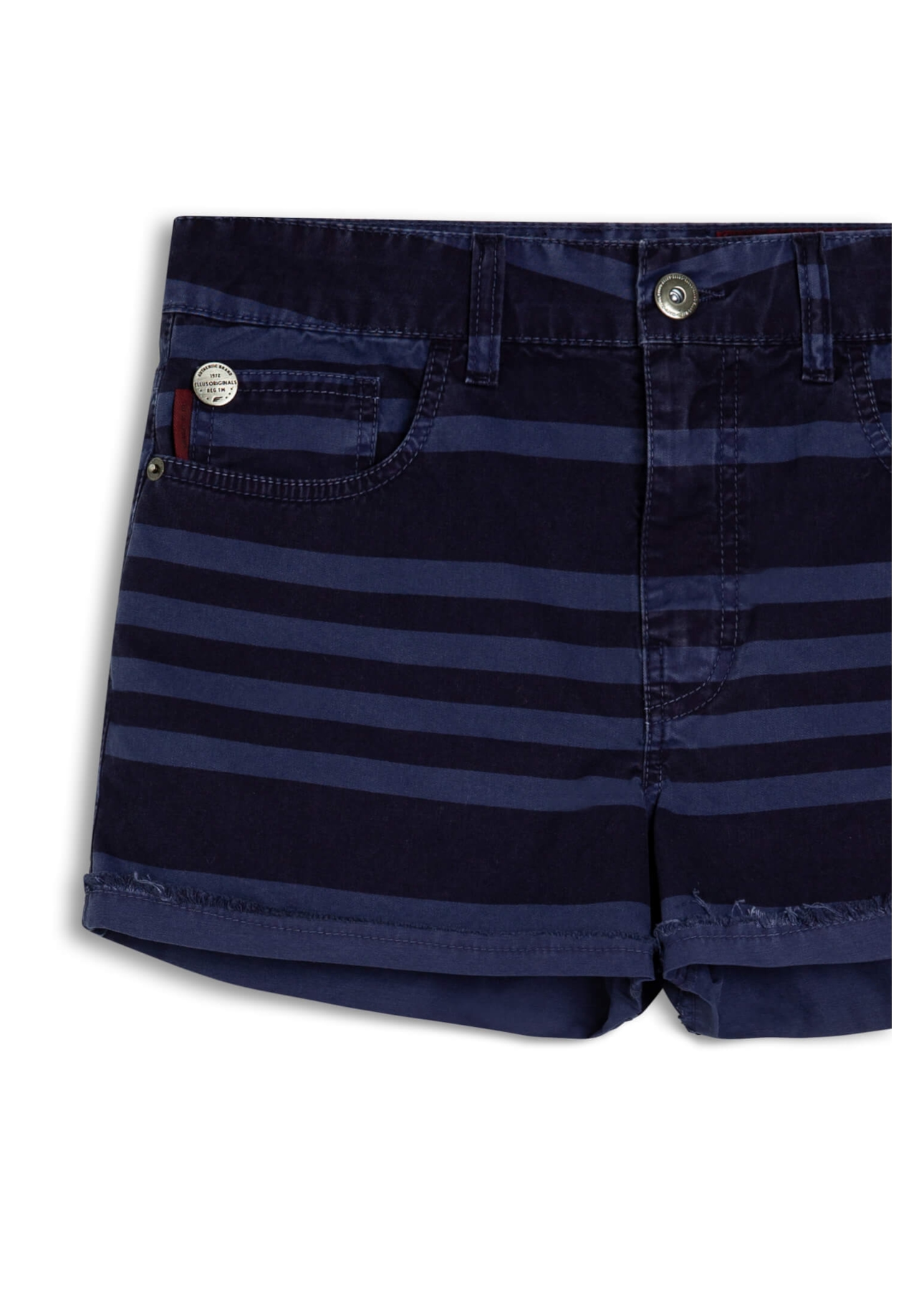 Color Twill Linen Stripe Bold Nikki Pr Azul Jeans