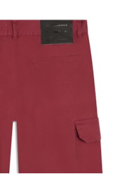 Color Twill Parachute Cargo Bordeaux