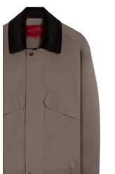 Color Twill Power (Jaqueta) Gola Veludo Castor