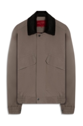 Color Twill Power (Jaqueta) Gola Veludo Castor