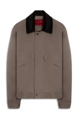 Color Twill Power (Jaqueta) Gola Veludo Castor