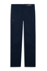 Color Twill Power Straight Bolso Faca Midnight Blue