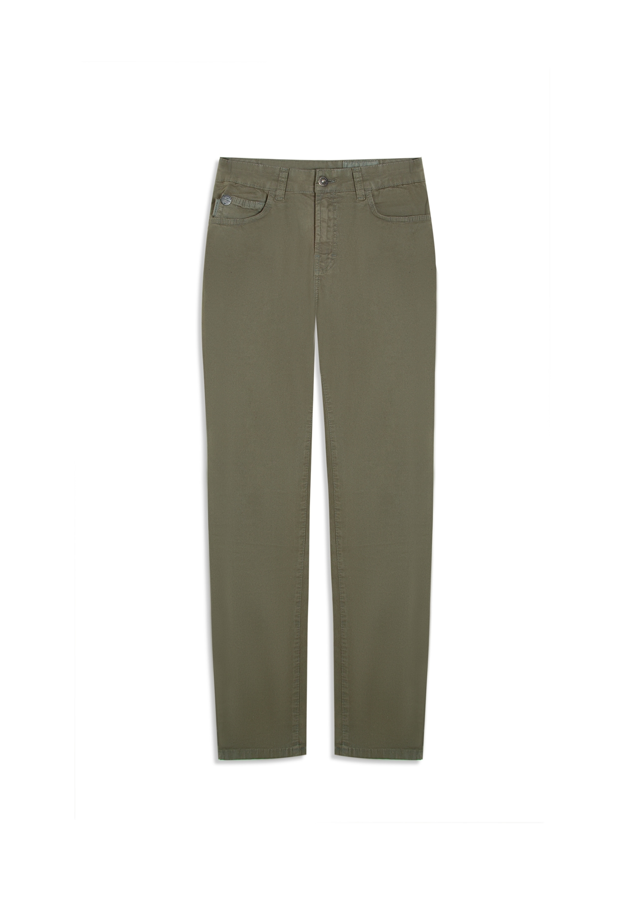 Color Twill Power Straight Et. Zetex Verde Army