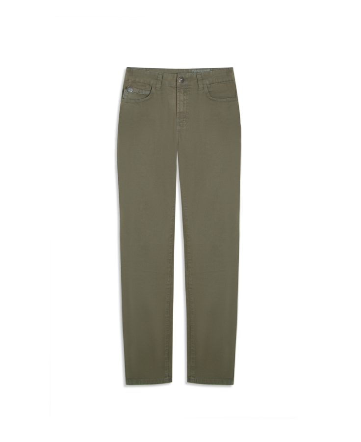 Color Twill Power Straight Et. Zetex Verde Army
