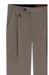 Color Twill (Trapezio) Pregas Castor