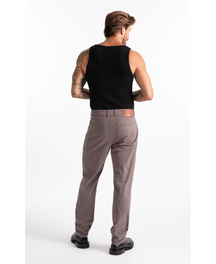 Color Twill (Trapezio) Pregas Castor