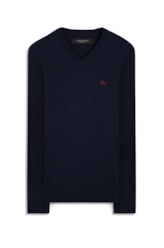 Cotton Basic Dec v Ml Dark Navy