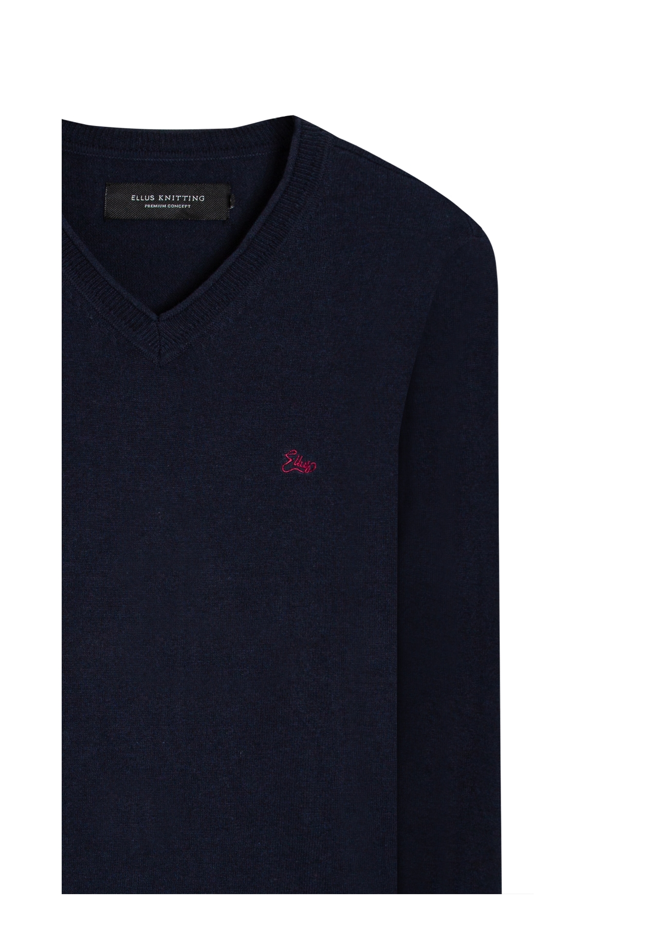 Cotton Basic Dec v Ml Dark Navy