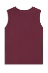 Cotton Ellus Edgy Sleeveless Vermelho