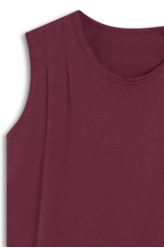 Cotton Ellus Edgy Sleeveless Vermelho