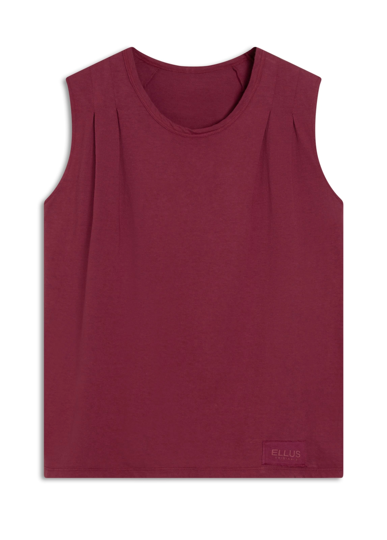 Cotton Ellus Edgy Sleeveless Vermelho