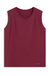 Cotton Ellus Edgy Sleeveless Vermelho