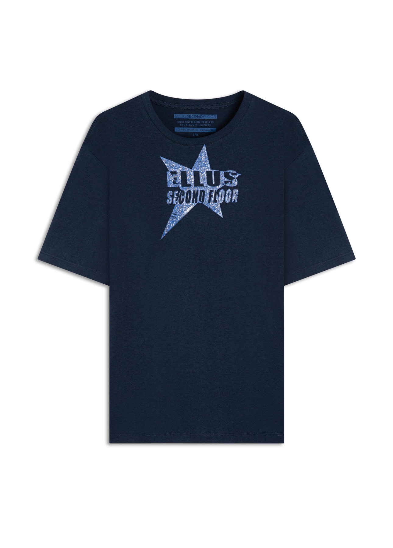 Cotton Fine 2nd Star Over Mc Dark Navy