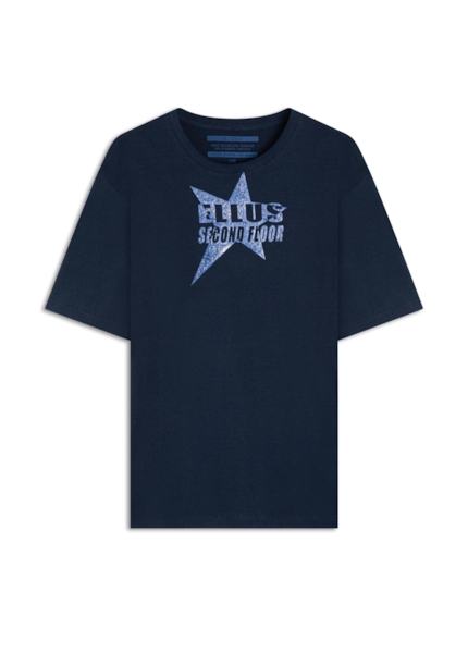 Cotton Fine 2nd Star Over Mc Dark Navy