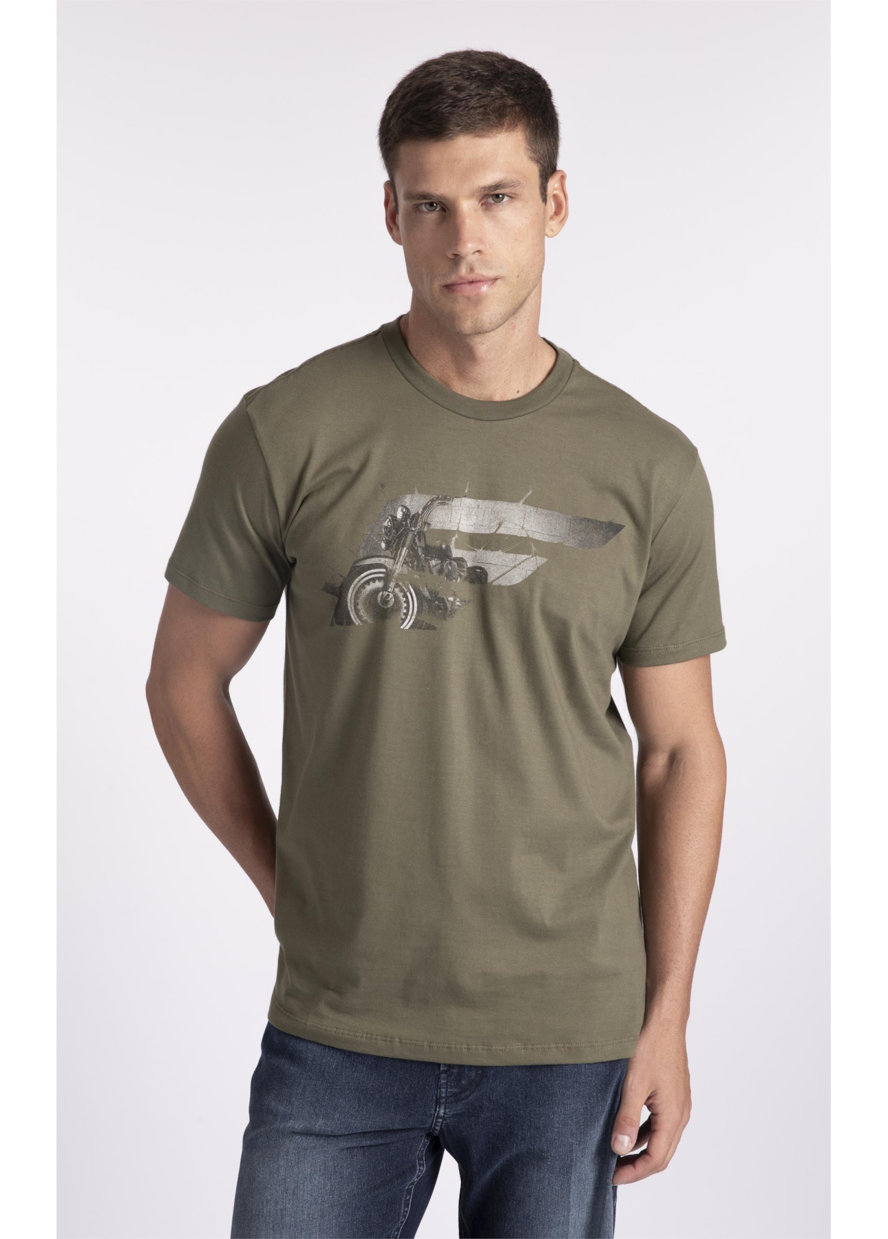 Cotton Fine Ellus Moto Classic Mc Pistache