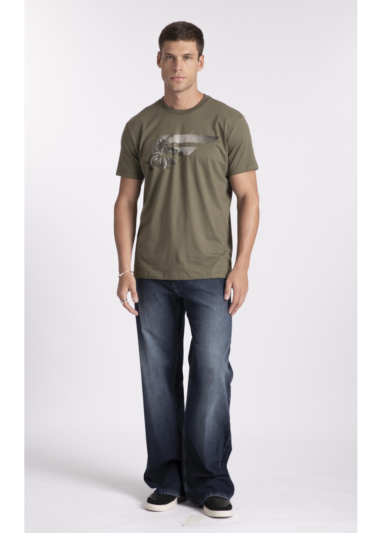 Cotton Fine Ellus Moto Classic Mc Pistache