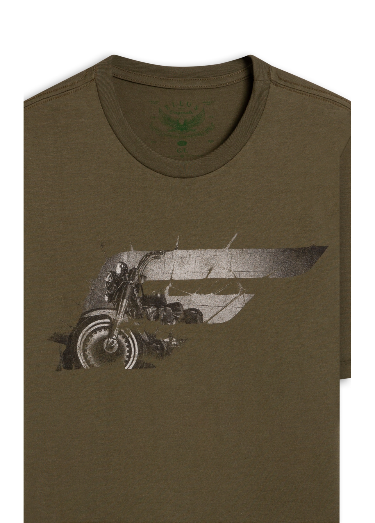 Cotton Fine Ellus Moto Classic Mc Pistache