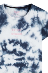 Cotton Fine Ellus Tie Dye Mc Dark Navy
