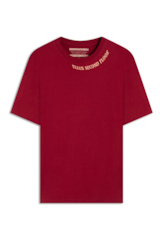 Cotton Fine Esf Neckline Over Mc Cereja