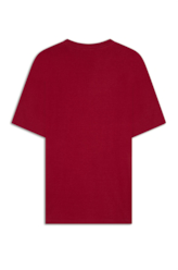 Cotton Fine Esf Neckline Over Mc Cereja