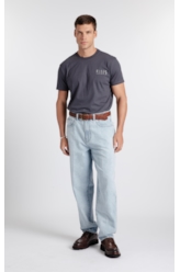 Cotton Fine Lone Rider Classic Mc Dark Blue