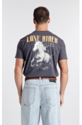 Cotton Fine Lone Rider Classic Mc Dark Blue