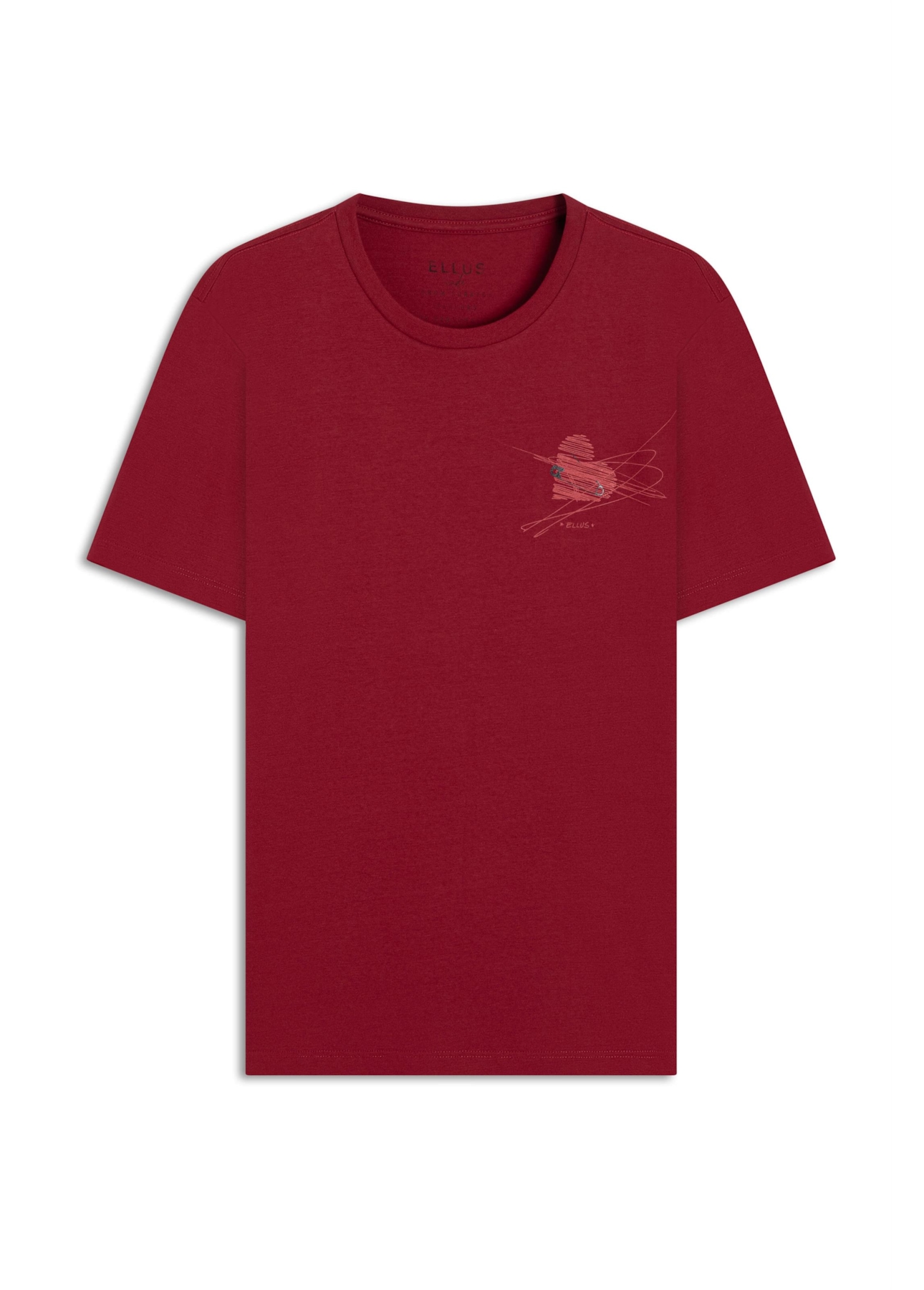 Cotton Fine Pinned Heart Classic Mc Cereja