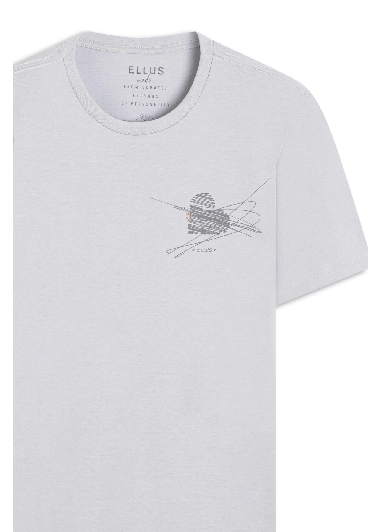 Cotton Fine Pinned Heart Classic Mc Prata
