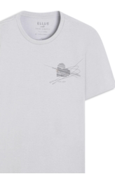 Cotton Fine Pinned Heart Classic Mc Prata