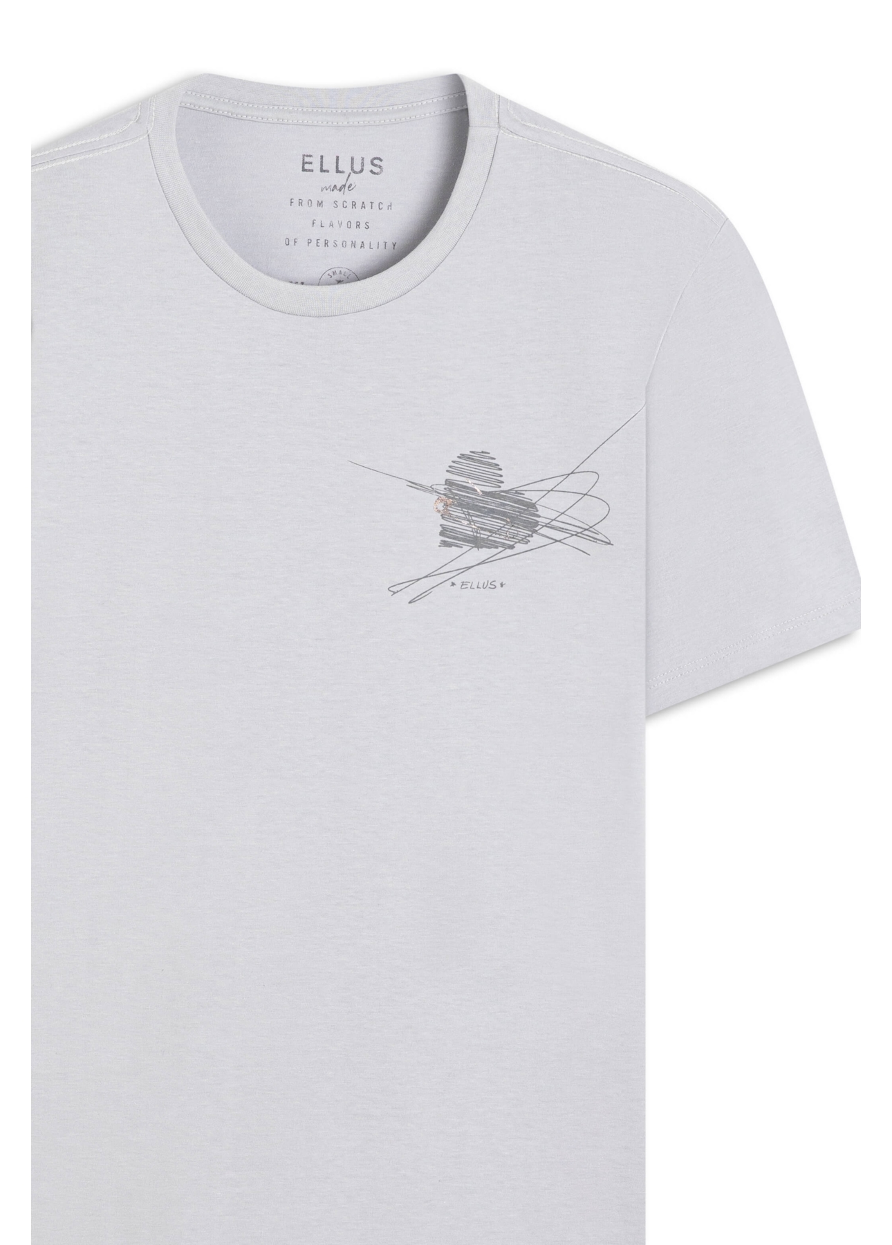 Cotton Fine Pinned Heart Classic Mc Prata