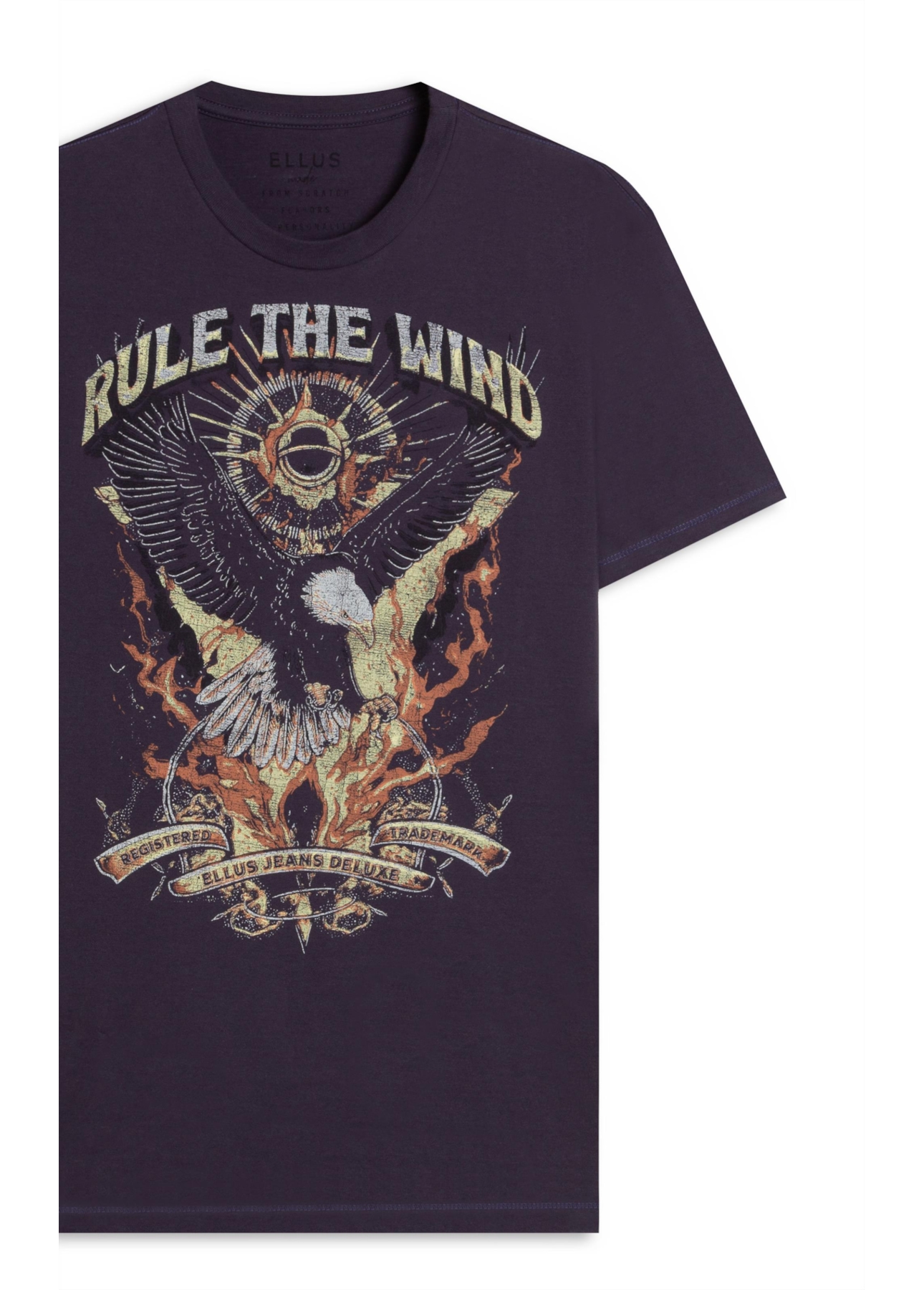 Cotton Fine Rule The Wind Classic Mc Purple Blue