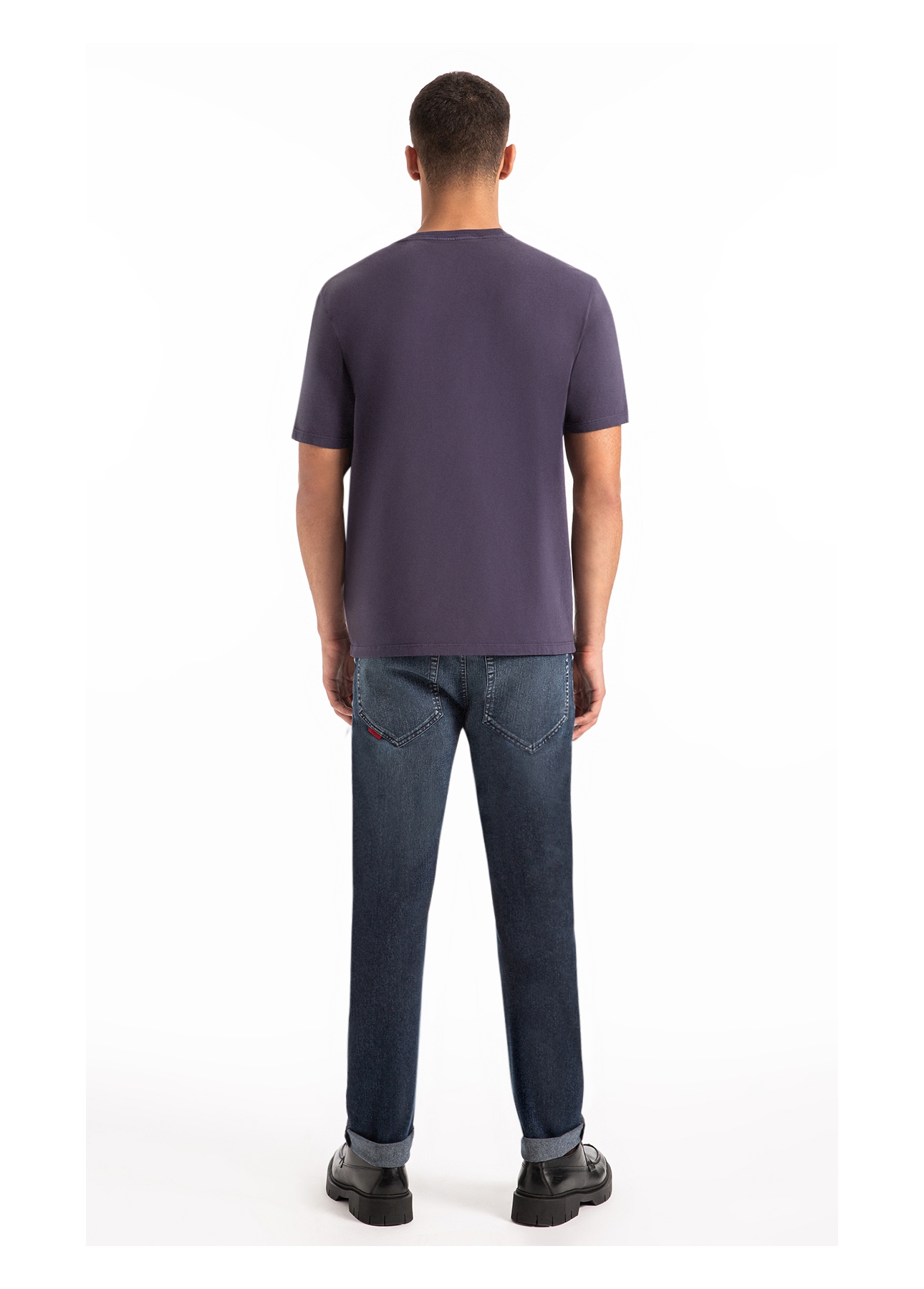 Cotton Fine Squid Pocket Classic Mc Purple Blue