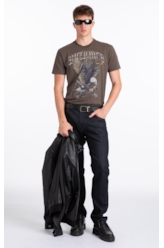 Cotton Fine Untamed Eagle Classic Mc Tabaco