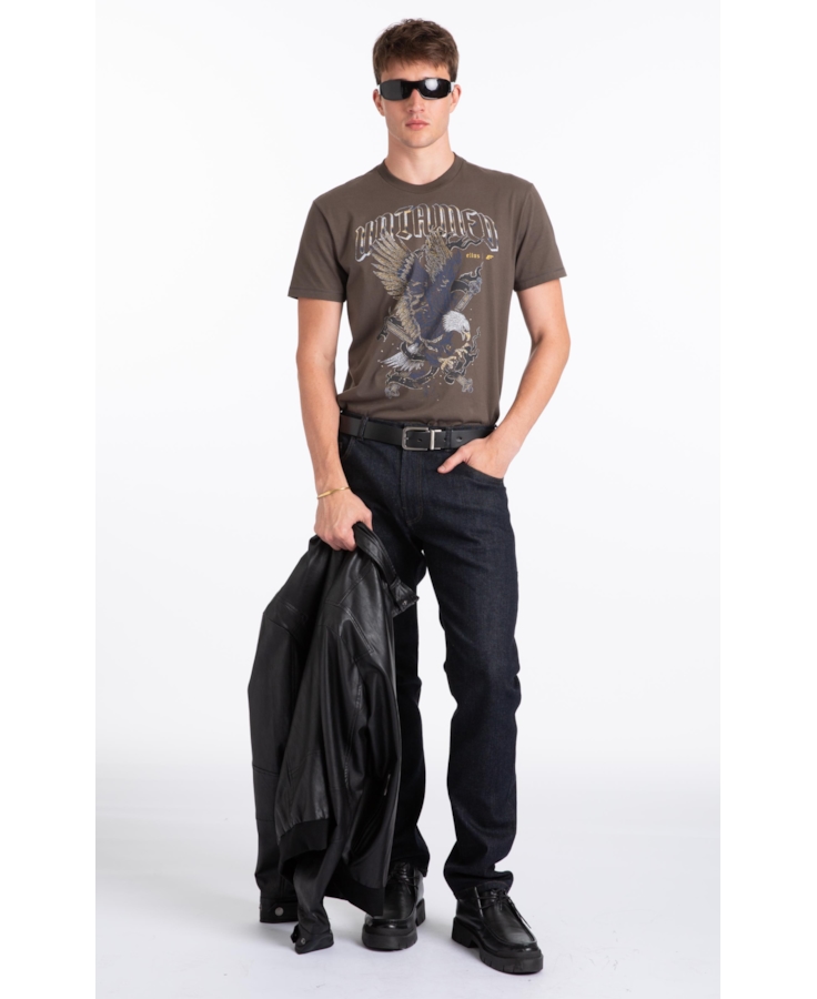 Cotton Fine Untamed Eagle Classic Mc Tabaco