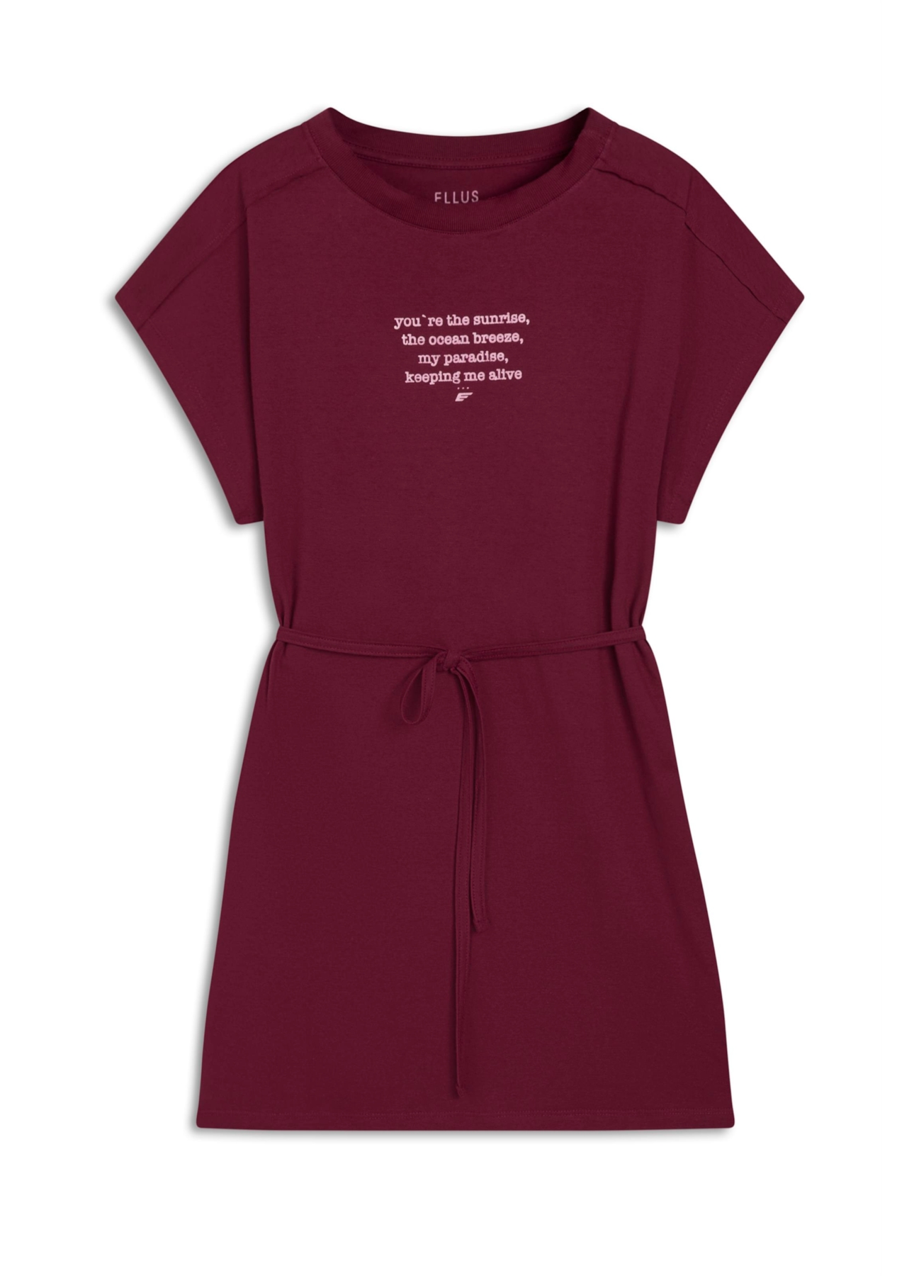 Cotton My Paradise Vestido Mc Pink