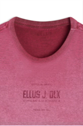 Cotton Overdyed Ellus J. Dlx Classic Mc Cereja Mescla