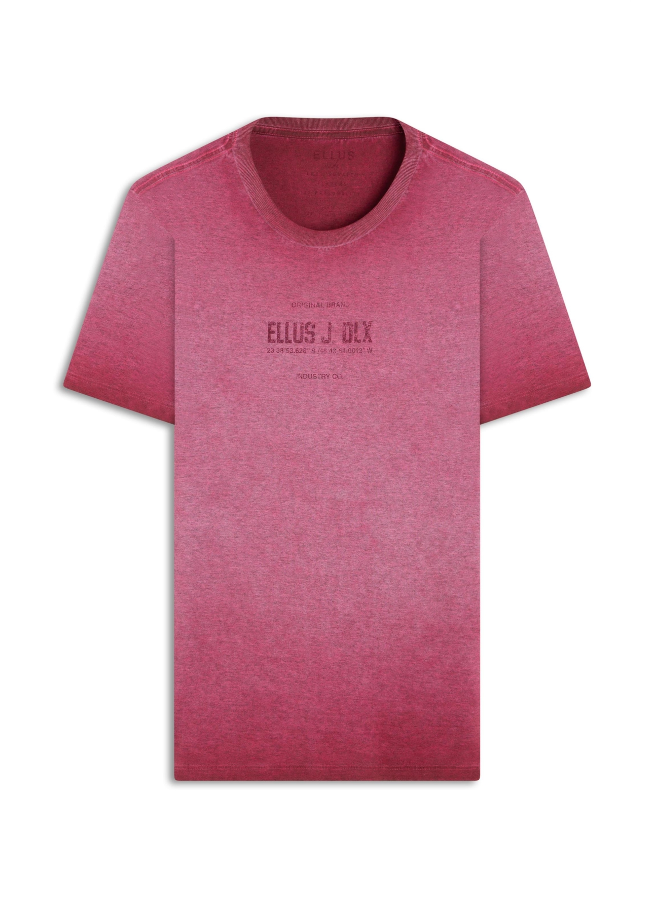 Cotton Overdyed Ellus J. Dlx Classic Mc Cereja Mescla