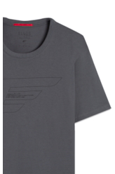 Cotton Pima Easa Outline Classic Mc Grafite