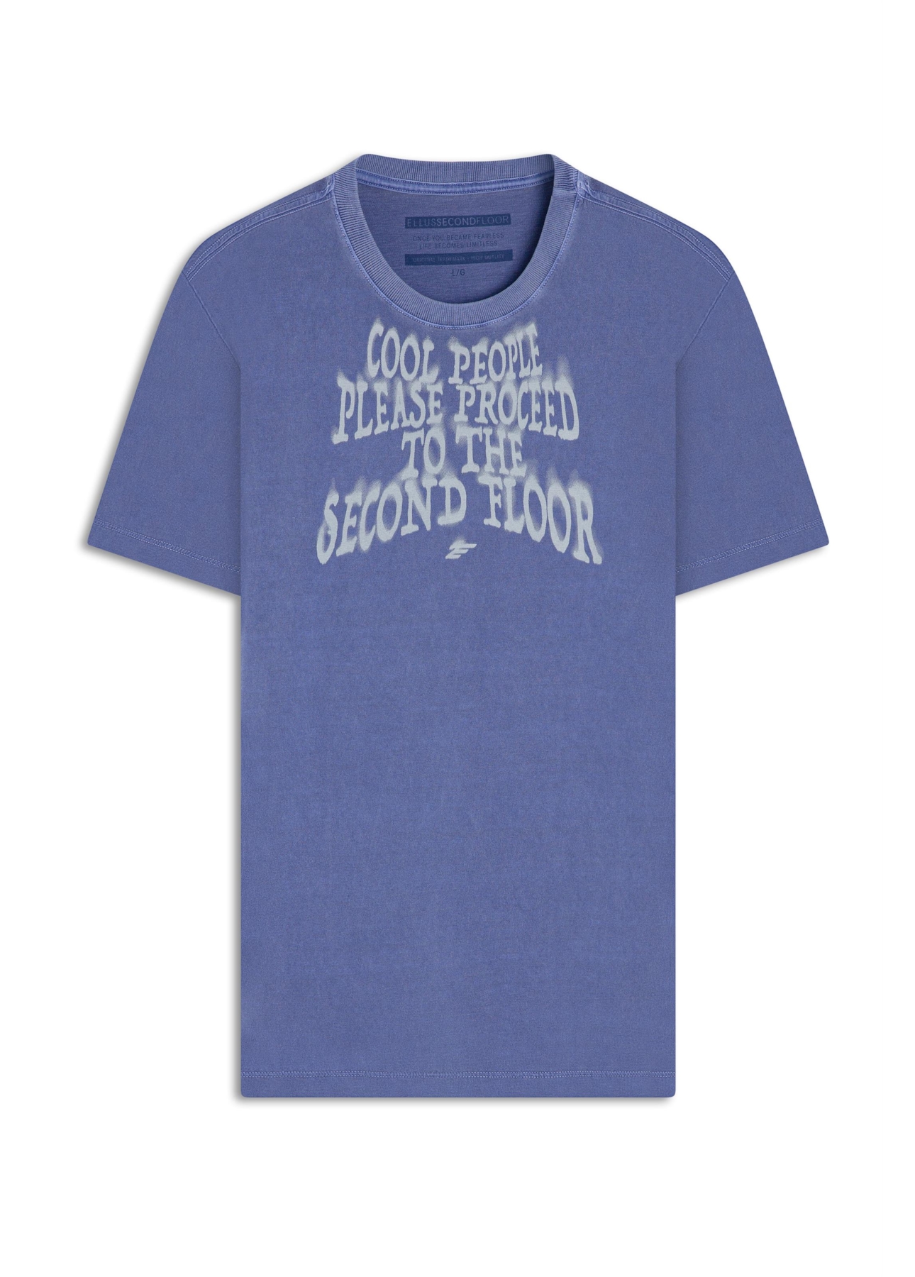 Cotton Washed Cool People Classic Mc Azul Bic