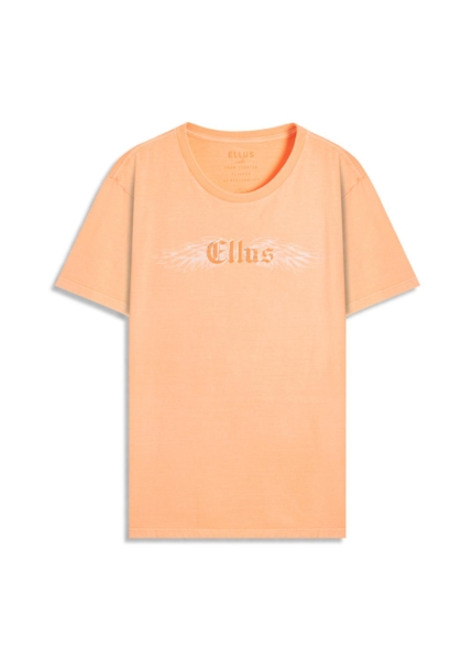 Cotton Washed Gothic Wing Classic Mc Laranja Fluor