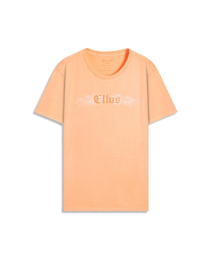 Cotton Washed Gothic Wing Classic Mc Laranja Fluor