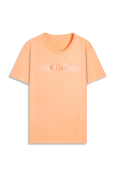 Cotton Washed Gothic Wing Classic Mc Laranja Fluor