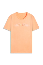 Cotton Washed Gothic Wing Classic Mc Laranja Fluor
